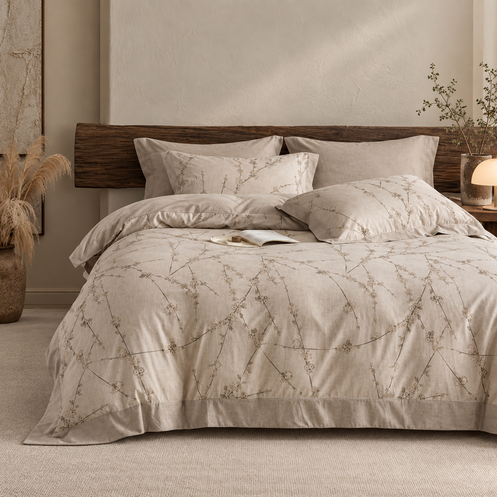 Cotton Duvet Cover Set - King