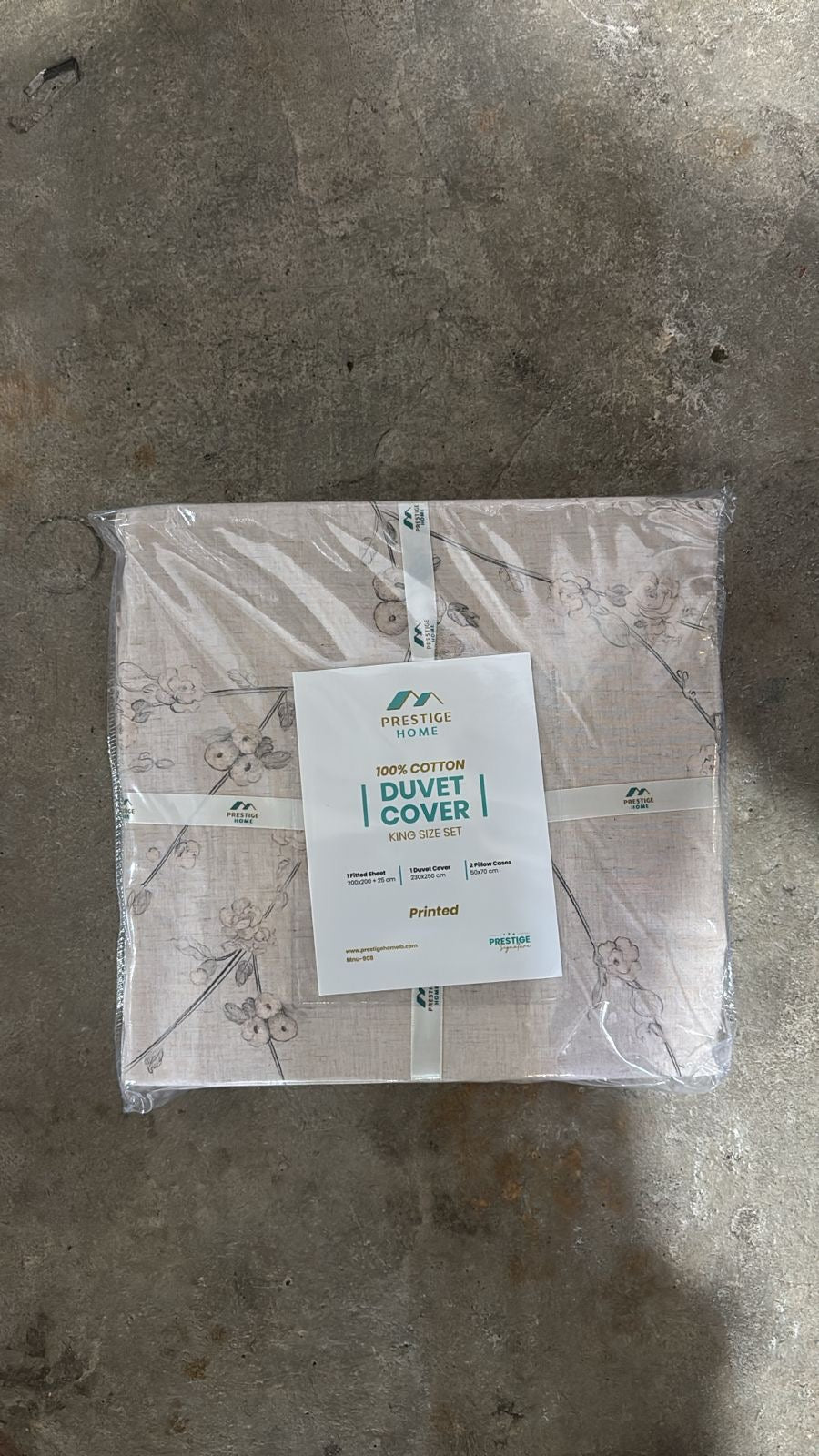 Cotton Duvet Cover Set - King