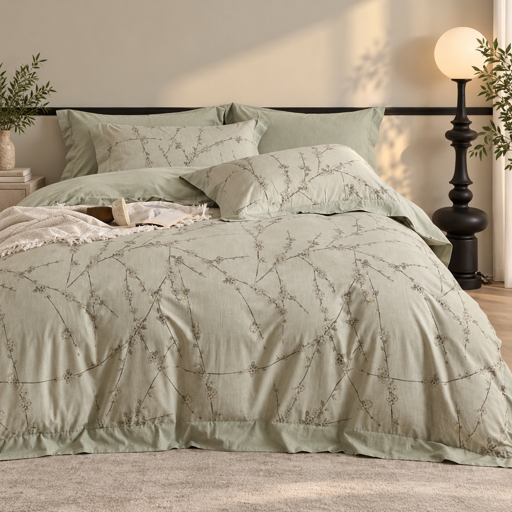 Cotton Duvet Cover Set - King