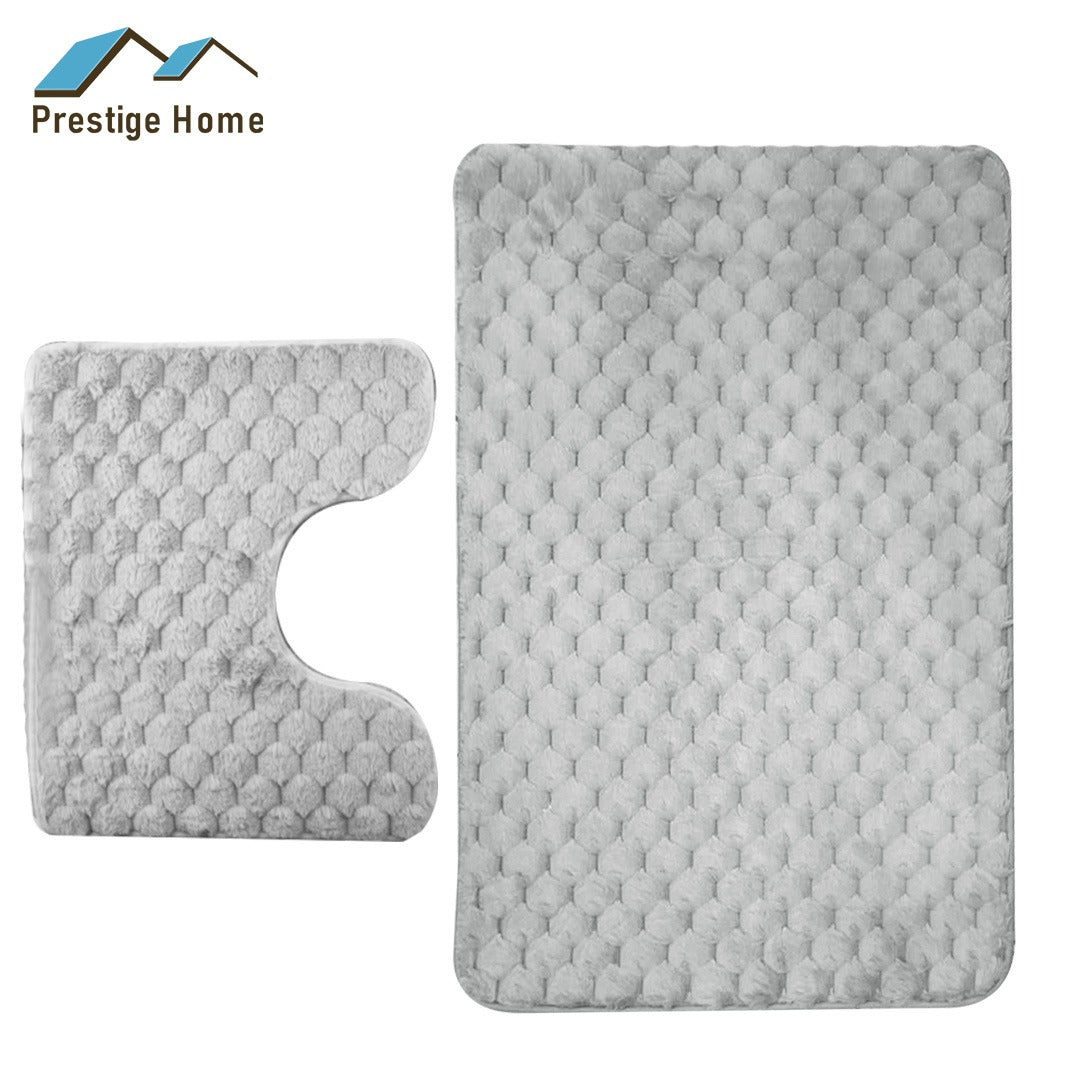 Bathroom Mat Set 2Pcs Bee
