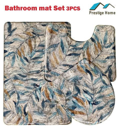 Leaves Bathroom Mat Set