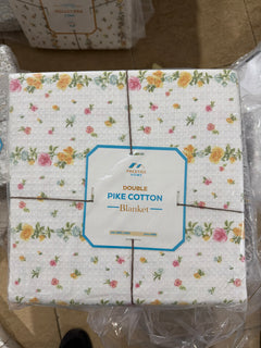 Piké Cotton Blanket - Double