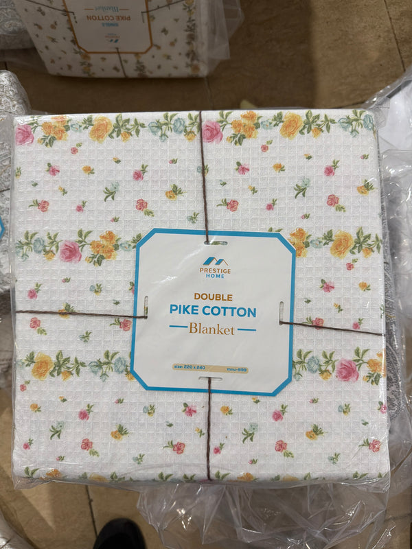 Piké Cotton Blanket - Double
