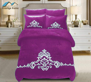 Crown Winter Comforter Set - Double