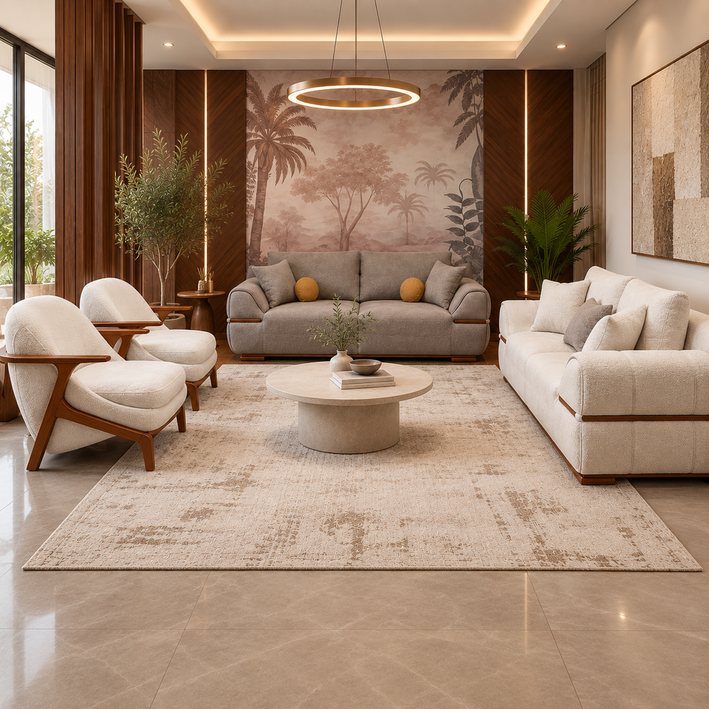Kros Sofa Set - Beige