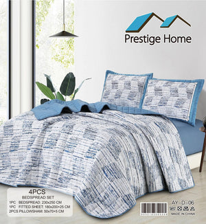 Dahlia Bedspread 4 Pieces - Double