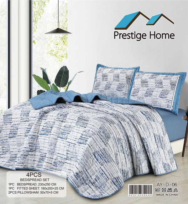 Dahlia Bedspread 4 Pieces - Double