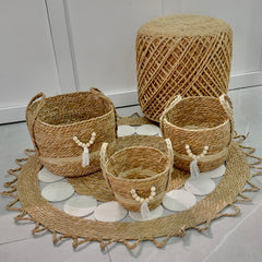 Set of Three Grass Basket
