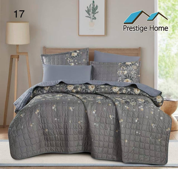 Twilight Garden Bloom Bedspread Set - Double