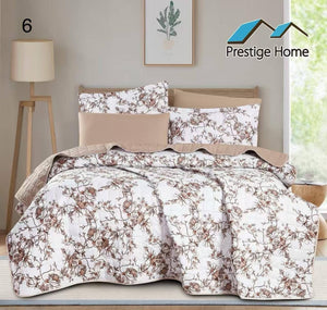 Autumn Bloom Elegance Bedspread Set - Single