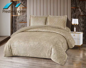 Leaves Embossed Comforter Set - Single