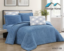 Chevron Texture Comforter Set – Double