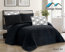 Chevron Texture Comforter Set – Double