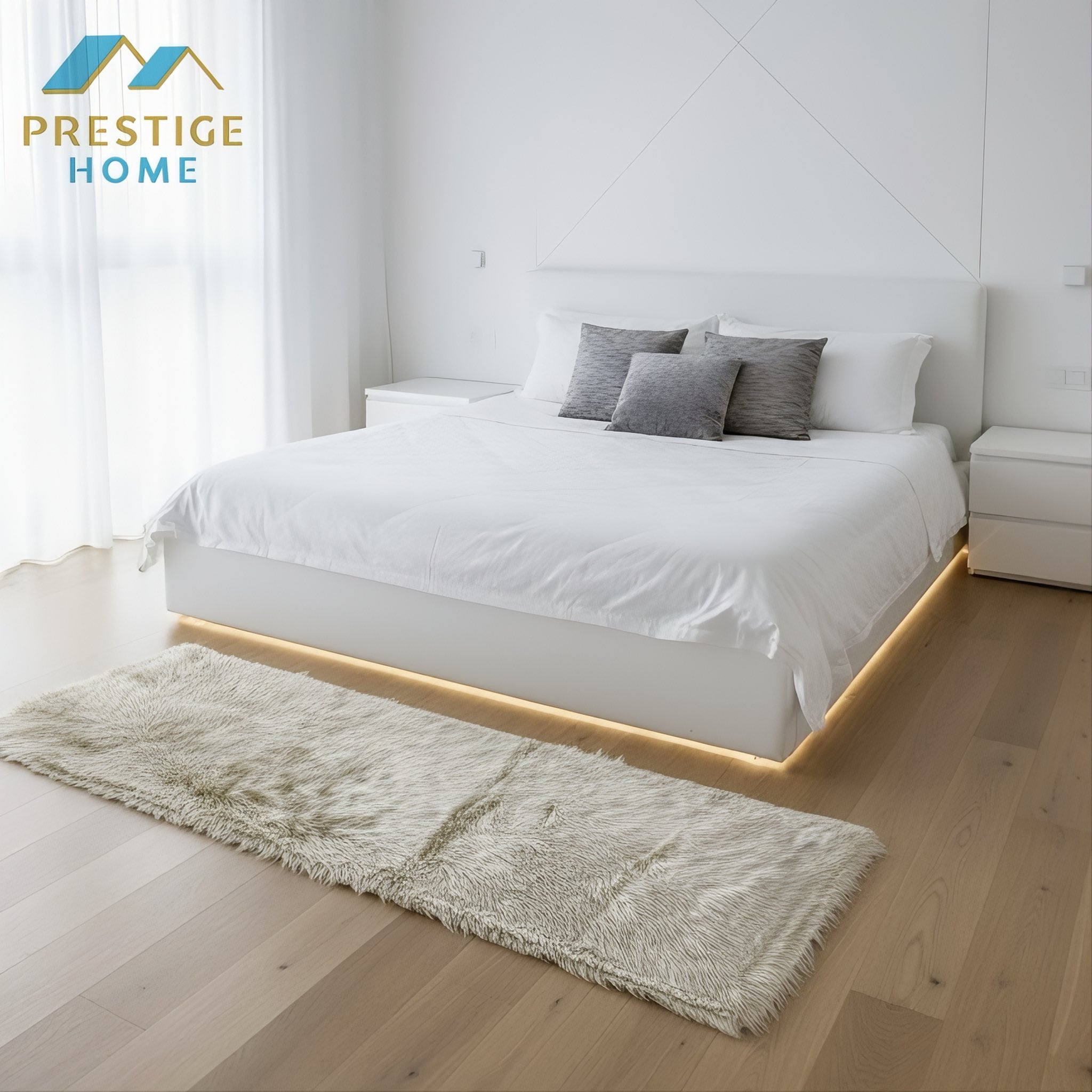 Rectangular Soft Fur Rug - 60x180