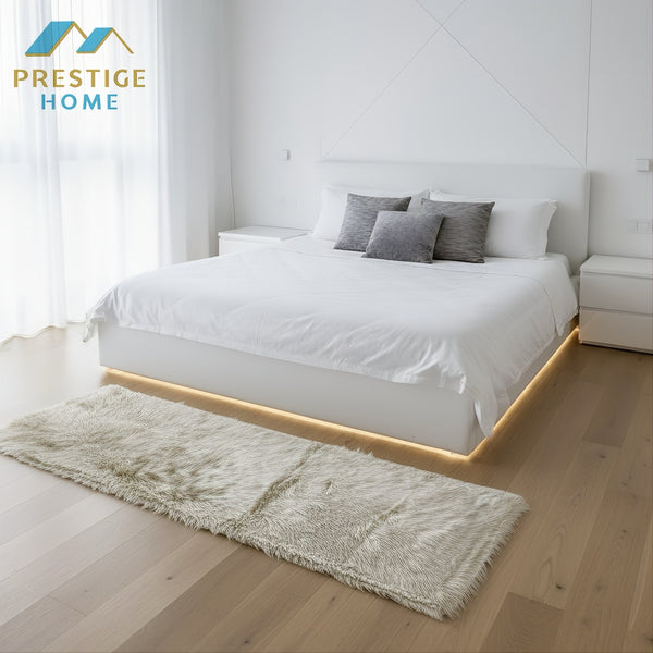 Rectangular Soft Fur Rug - 60x180