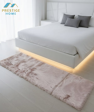 Rectangular Soft Fur Rug - 60x180