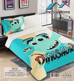 Dinasour Bedspread 3 pieces - Single