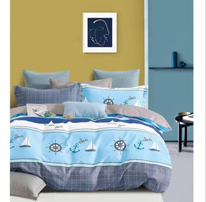 Cotton Sailor Duvet Cover Set - Single