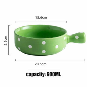 Baking Bowl Cereal with Handle