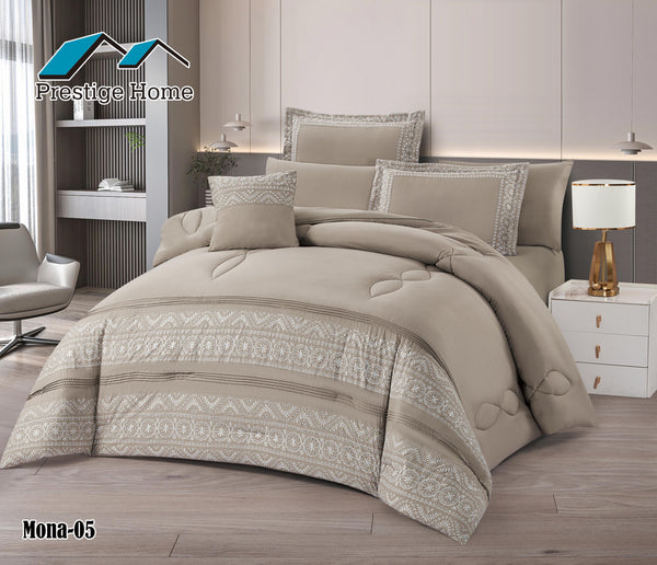 Mona Comforter Set- Double