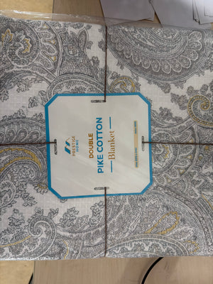 Piké Cotton Blanket - Double