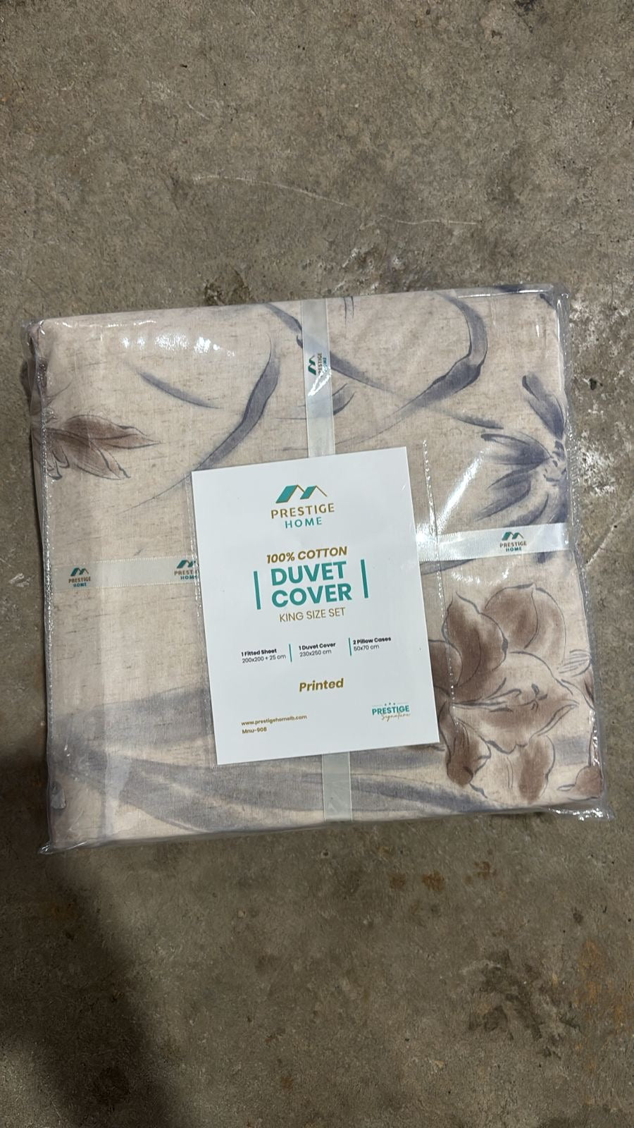 Cotton Duvet Cover Set - King