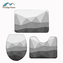 Pieces Bathroom Mat Set