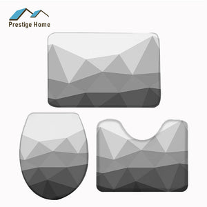 Pieces Bathroom Mat Set