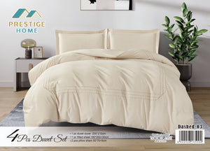 Dashed Duvet Cover Set - King