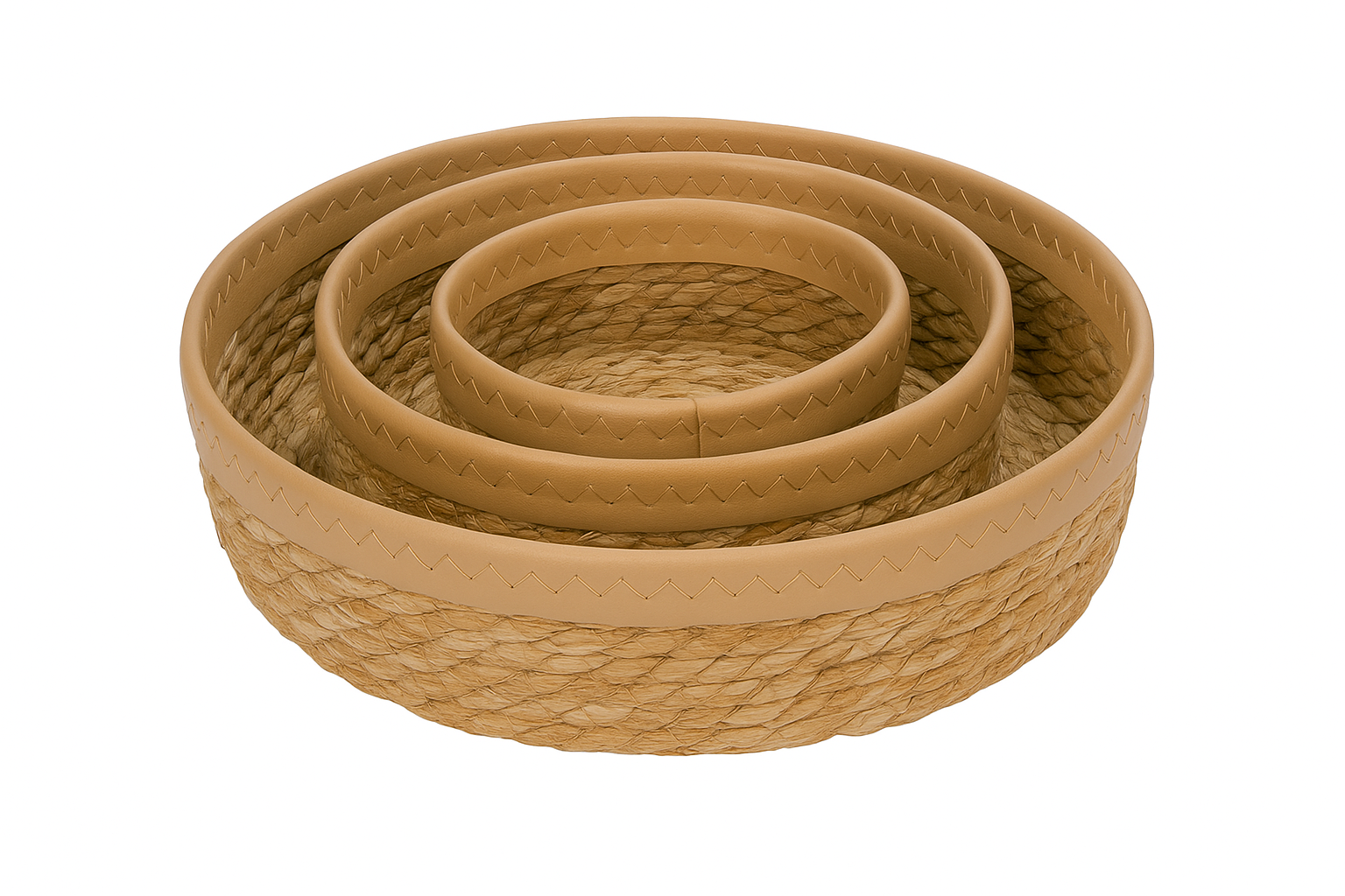 Natura Woven Basket Set - 3 pcs