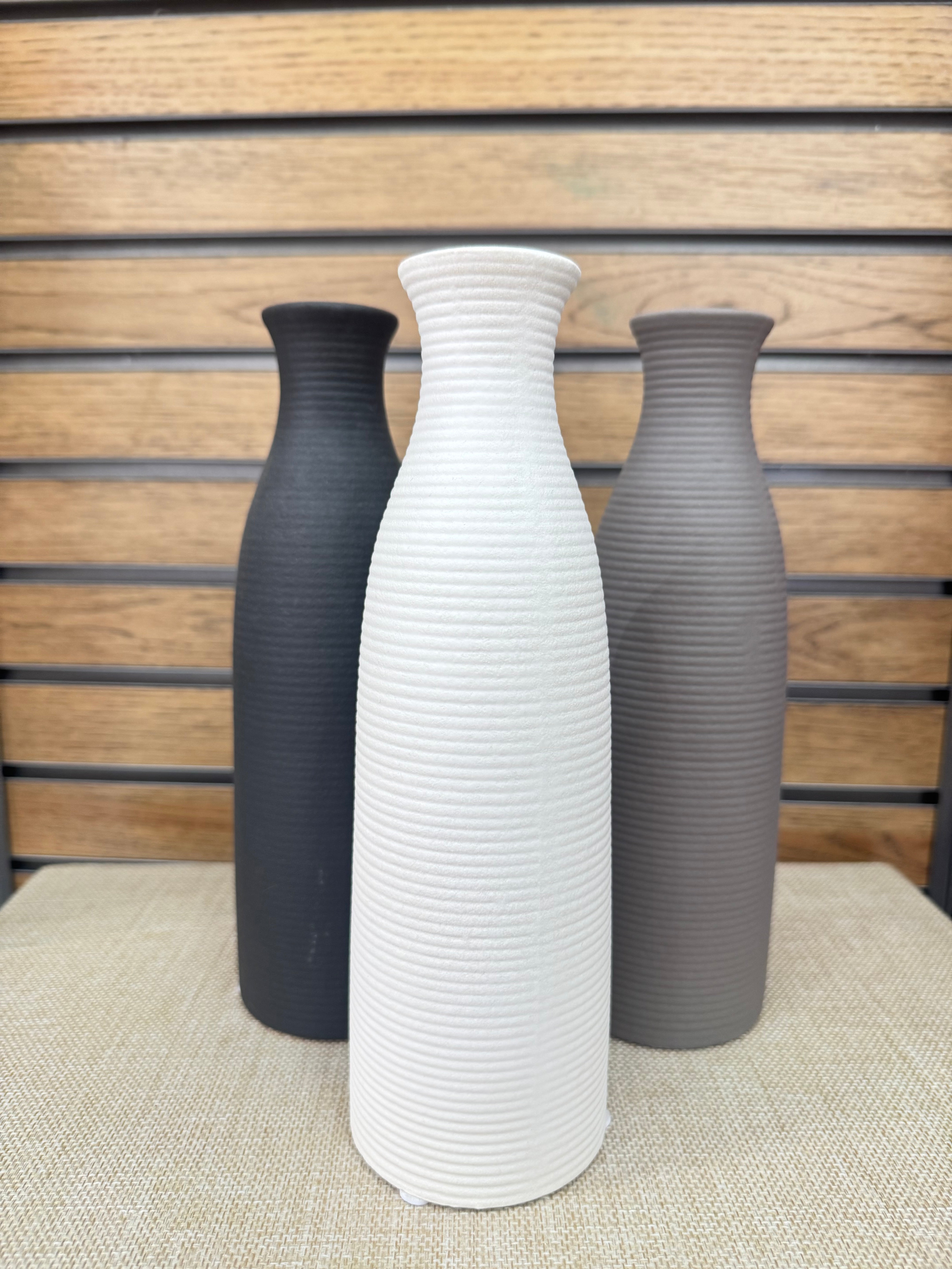 Tri color vase