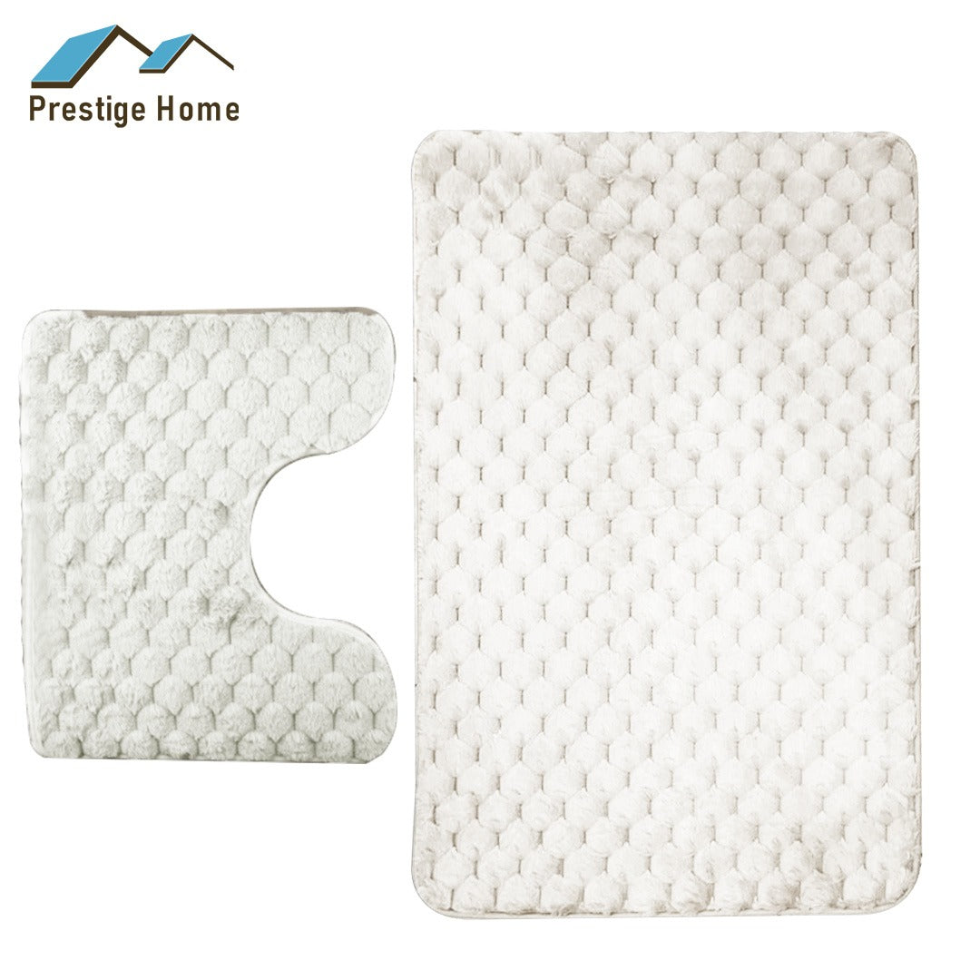 Bathroom Mat Set 2Pcs Bee