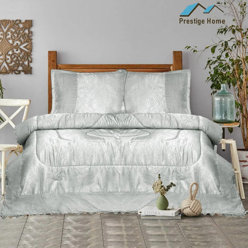 Royal Paisley Bridal Comforter Set - Double