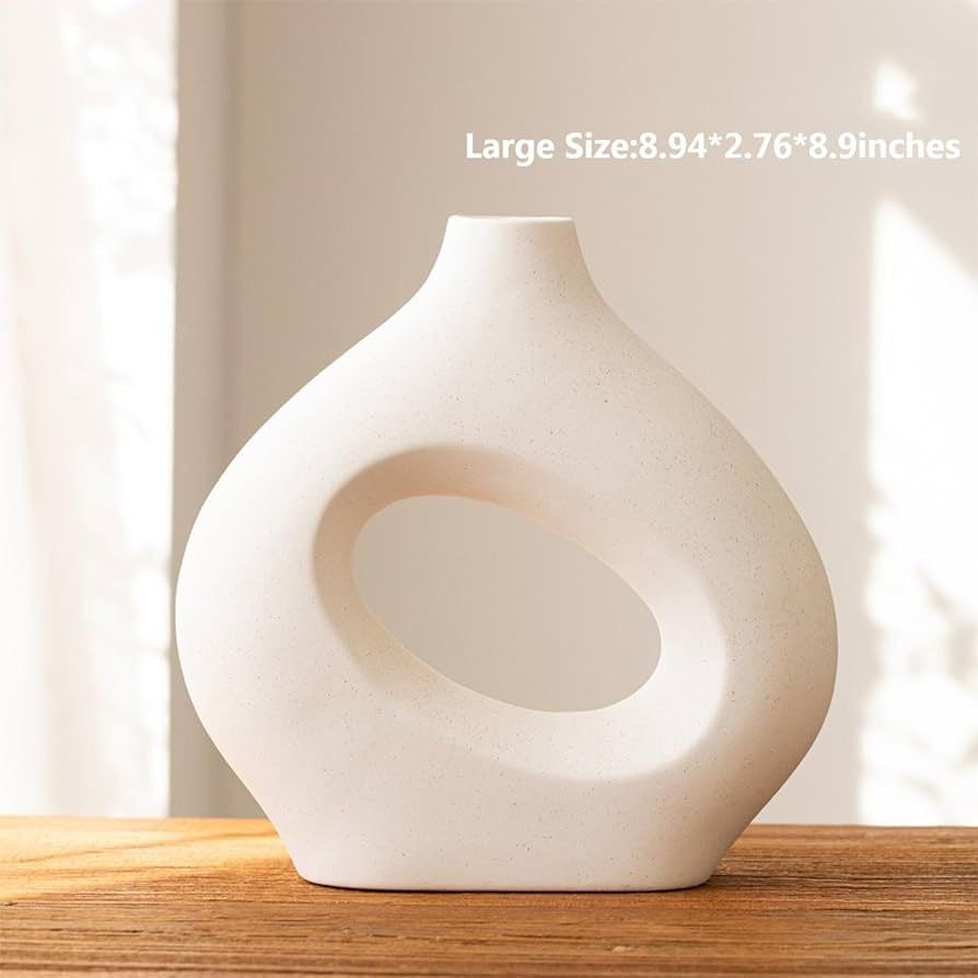 Solace Loop Ceramic Vase