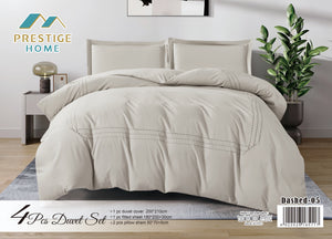 Dashed Duvet Cover Set - King