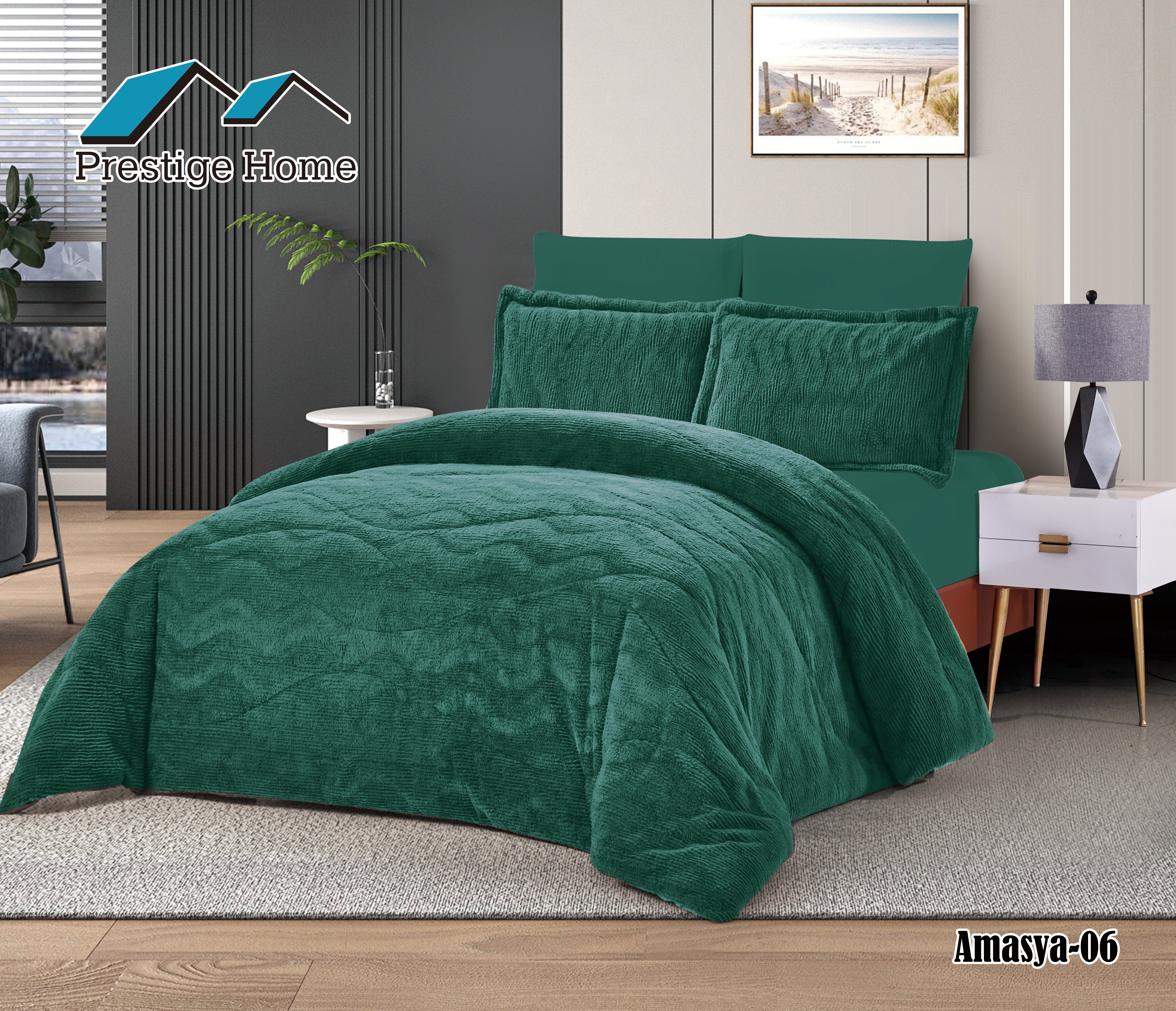 Amasya Rabbit Comforter Set - Double