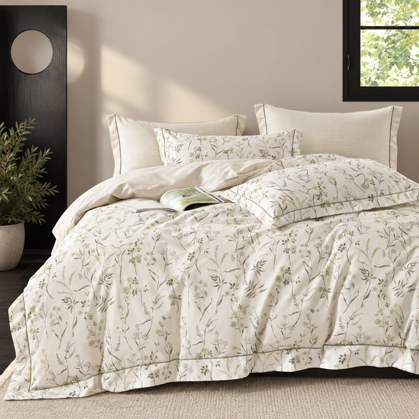 Cotton Duvet Cover Set - Double