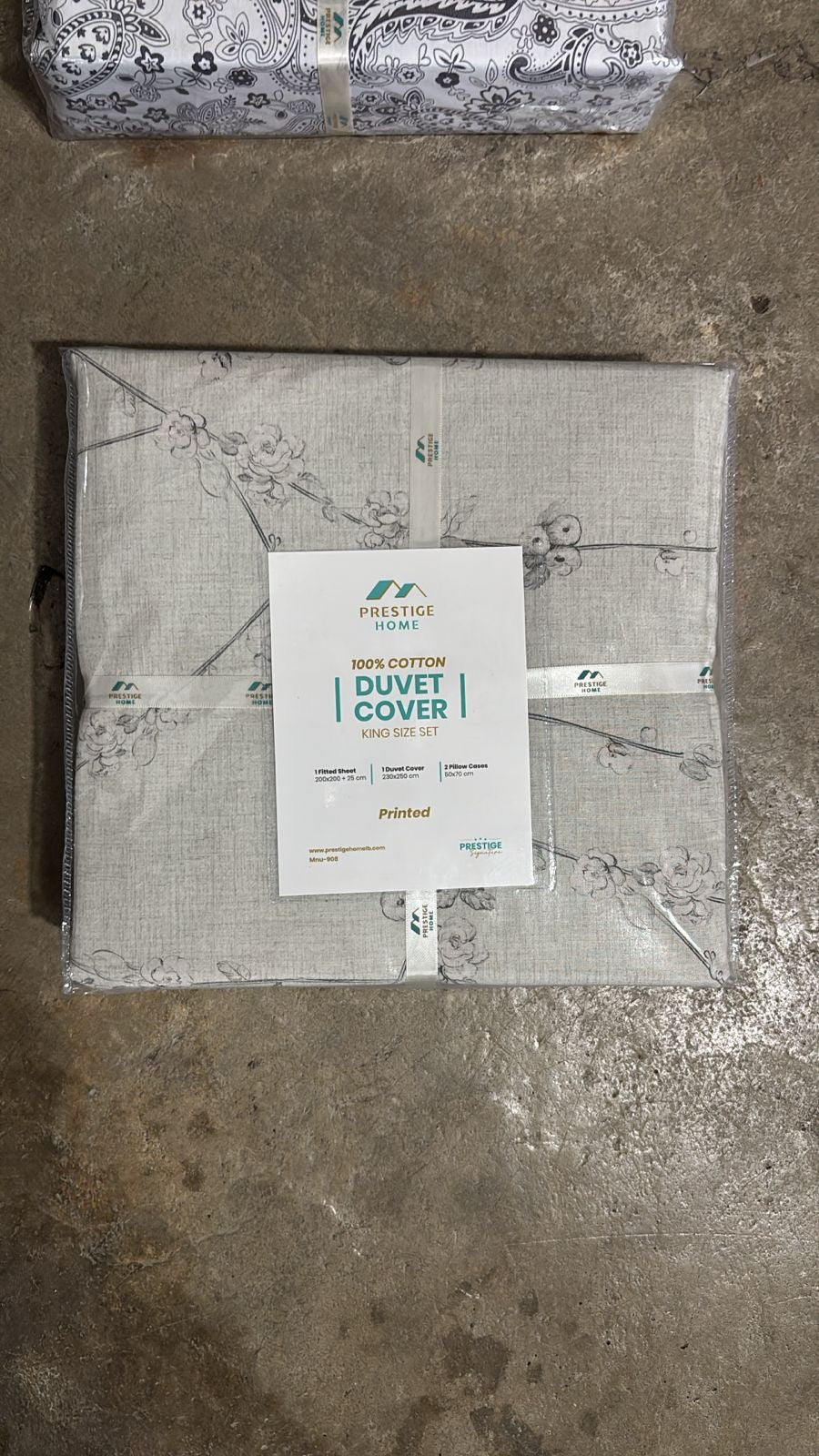 Cotton Duvet Cover Set - King