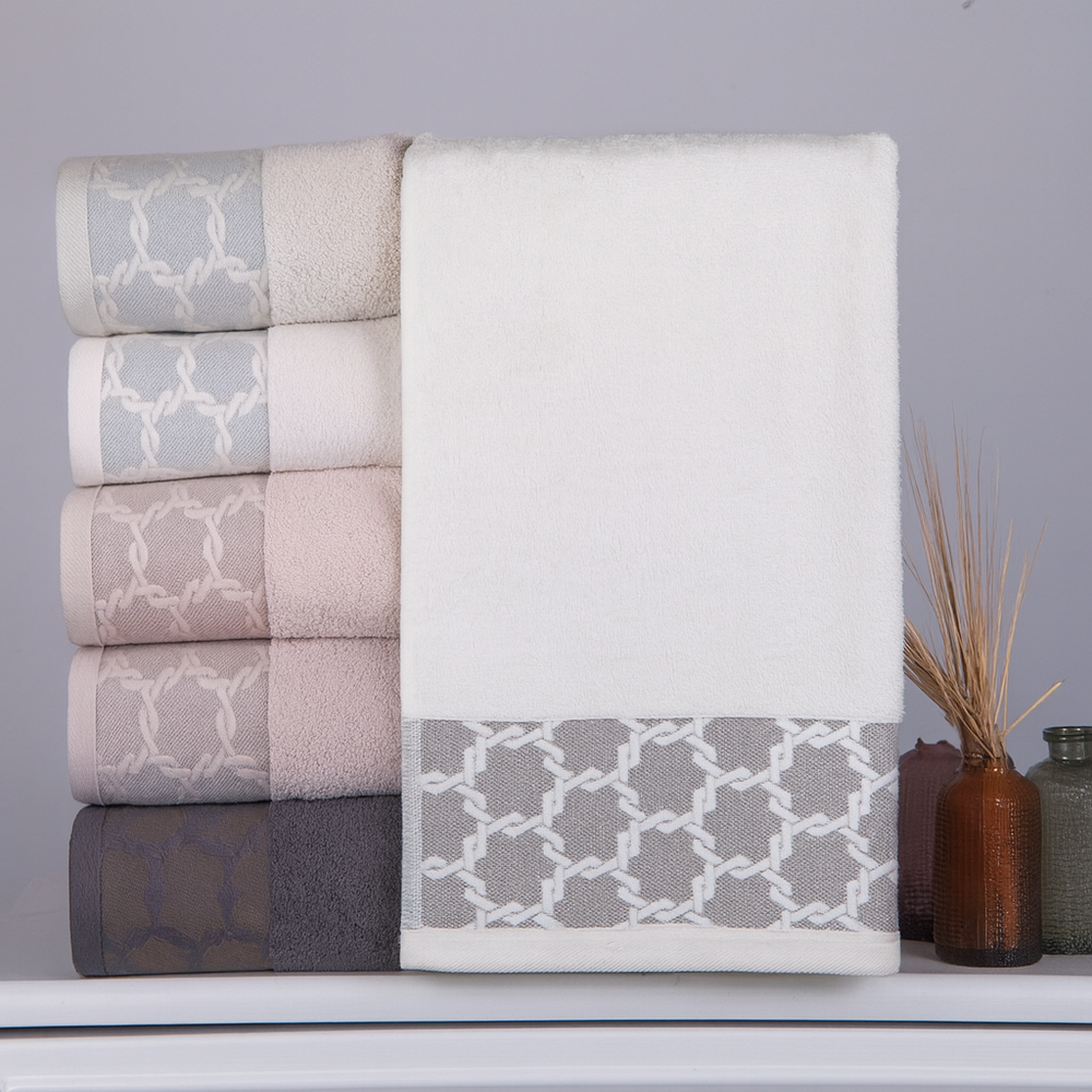 Chain Terry Jacquard Towel - Medium