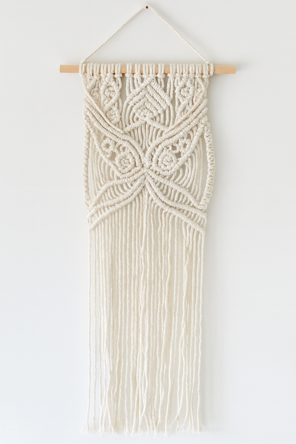 Boho Butterfly Macrame Wall Hanging - 40x90 cm