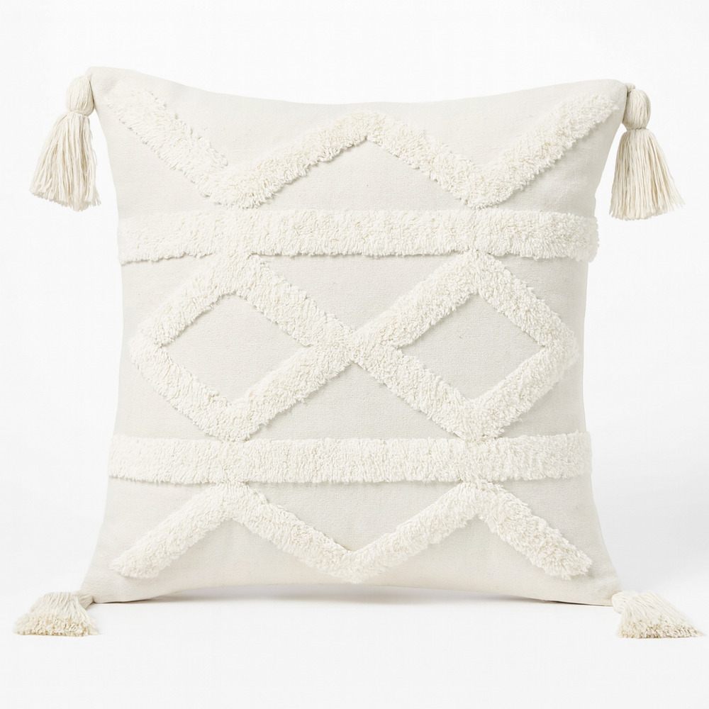 Boho Diamond Weave Cushion - 45x45 cm