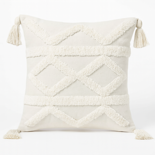 Boho Diamond Weave Cushion - 45x45 cm