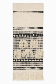 Boho Chic Woven Table Runner - 35x172 cm