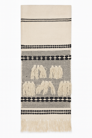 Boho Chic Woven Table Runner - 35x172 cm