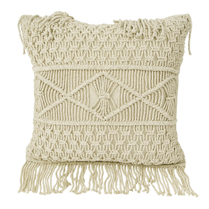 Boho Macrame Cushion - 45x45 cm