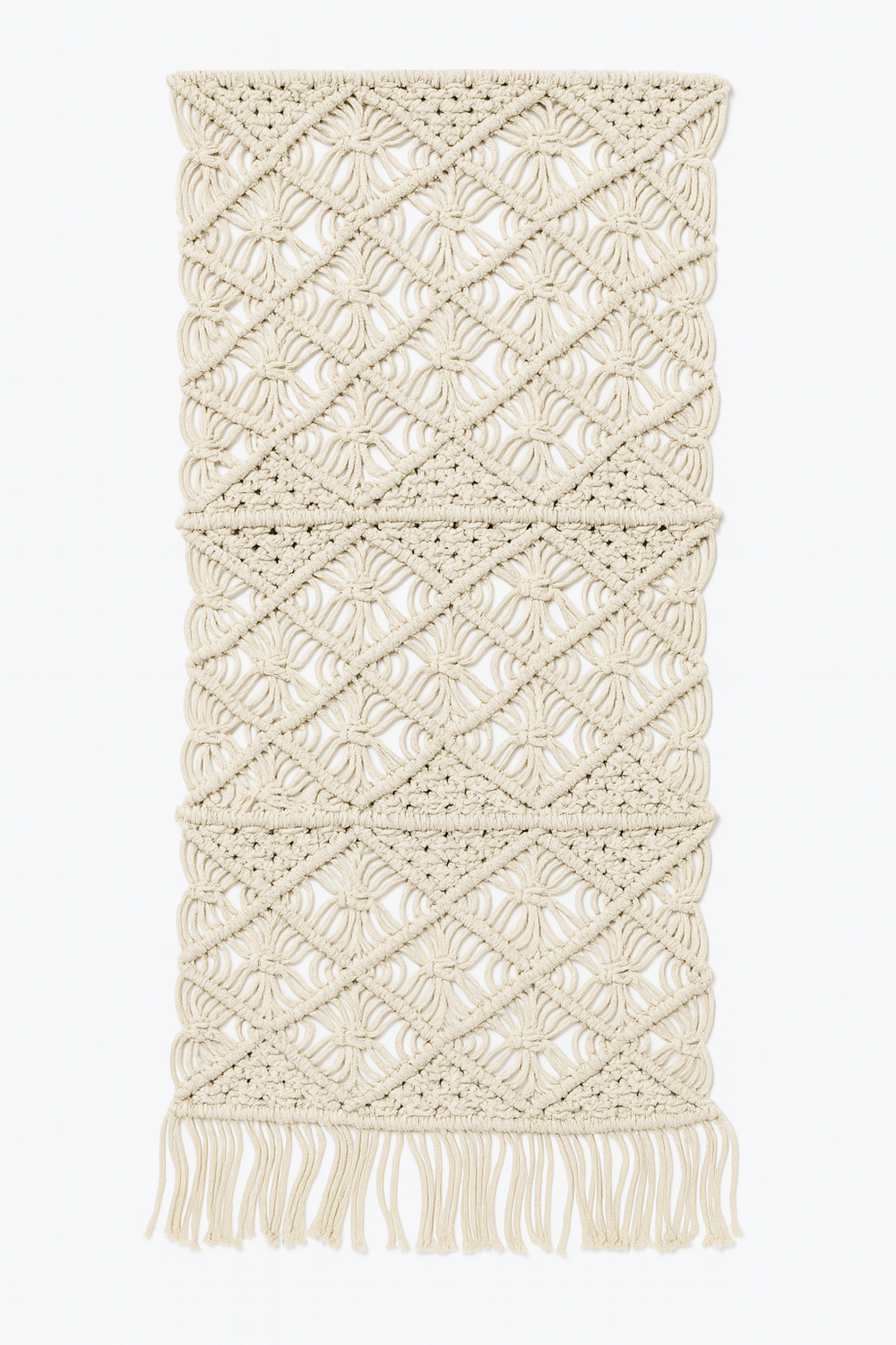 Boho Macrame Table Runner - 35x172 cm