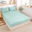 Cotton Plain Bedsheet Set - Single