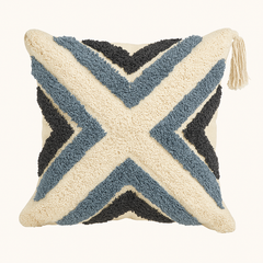Nordic Cross Textured Cushion - 45 x 45 cm