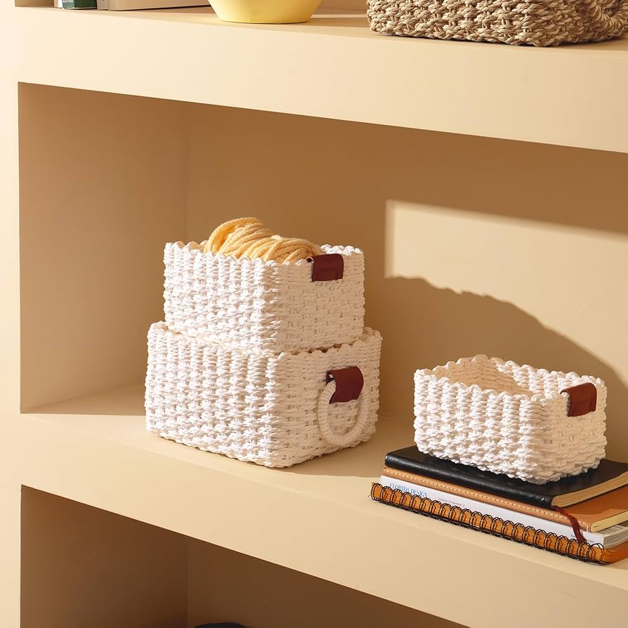 Woven baskets- 3 Pieces set