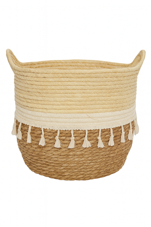 Sahara Tassel Woven Basket - 3 Pcs